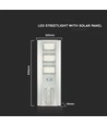 300W LED solar straatverlichting - 3500lm, 6400K, aluminium, IP65, incl. zonnepaneel en batterij