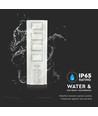40W LED solar straatverlichting - 4300lm, IP65, 6400K, aluminium, incl. zonnepaneel en batterij