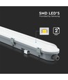 18W LED Waterdichte Lamp - 60cm, Samsung Chip, Melkwit Deksel, 6500K