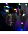3D LED Lamp 4W E27 - Ster effect, 3000K, G125