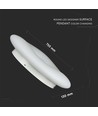 Ronde LED Opbouwpendel 78W - Designer, Kleurveranderend, 750x130, Dimbaar, Wit