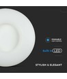 Ronde LED Opbouwpendel 78W - Designer, Kleurveranderend, 750x130, Dimbaar, Wit