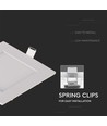 6W Vierkant LED inbouwpaneel - 490lm, 6400K, Gat: 11cm, Afm: 12x12cm, incl. driver