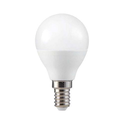E14 4,8W dimbare LED kogellamp - P45, RGB+3000K, incl. afstandsbediening, 470lm