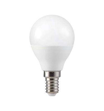 E14 4,8W dimbare LED kogellamp - P45, RGB+3000K, incl. afstandsbediening, 470lm