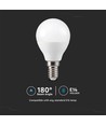 E14 4,8W dimbare LED kogellamp - P45, RGB+3000K, incl. afstandsbediening, 470lm