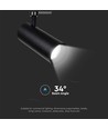 35W Samsung LED railspot - Zwart, 4000K, COB, 3000lm, IP20
