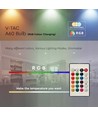 E27 8,5W Smart LED lamp met afstandsbediening - RGB+4000K, A60, dimbaar, 806lm, incl. afstandsbediening