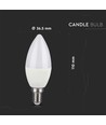 E14 4,8W Smart LED kogellamp - RGB+4000K, incl. afstandsbediening, dimbaar, 470lm