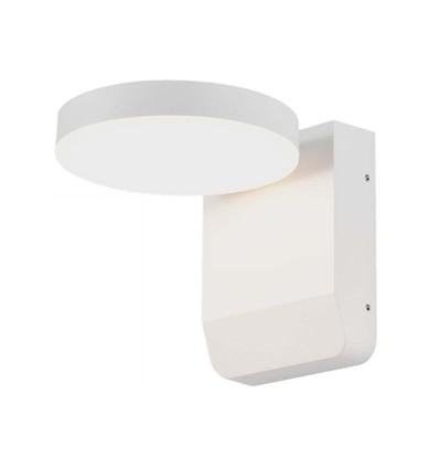 17W ronde LED wandlamp - IP65, wit, 2480lm, 4000K, aluminium