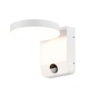 17W LED wandlamp met sensor, rond - IP65, wit, PIR bewegingssensor, 2480lm, buiten/binnen