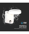 17W Ronde LED wandlamp met sensor - IP65, 2480lm, wit, PIR bewegingssensor, 4000K