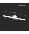 10W LED badkamer- / spiegellamp - IP65, 61cm, wit