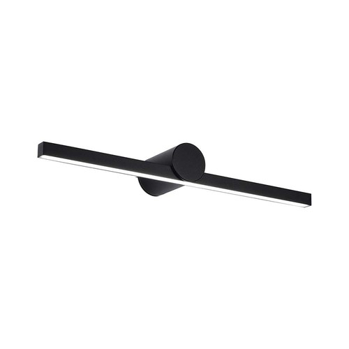 LED spiegelverlichting 10W - 3000K, zwarte behuizing