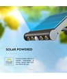 8W LED solar wandlamp met sensor - 950lm, 3000K, IP65, 4000mAh batterij