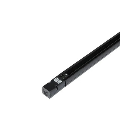 V-Tac 2 meter rail voor spots - Zwart, 3-fase, compleet met aansluiting en eindkap