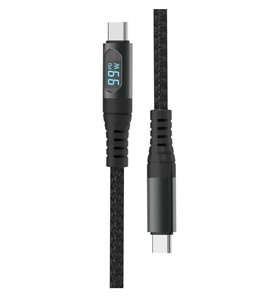 1m USB naar Type C kabel - Zwart, voor thuis en kantoor