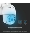 HD Smart 4G Solar PTZ camera met PIR sensor - Full HD, 360° pan-tilt, wit, incl. zonnepaneel