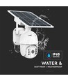 WiFi HD Smart Solar PTZ camera met zonnepaneel - 2MP, IP65, PIR sensor, 360° rotatie, Smart Life app