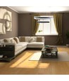 113W LED kroonluchter, dimbaar - 6300lm, 3000K, zwart, Ø60/40cm, 360 graden, Triac dimbaar