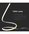 V-TAC LED Design Tafellamp 20W - EU Stekker, Snoer + Schakelaar, 3000K, Wit
