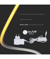 V-TAC LED Design Tafellamp 20W - EU Stekker, Snoer + Schakelaar, 3000K, Wit