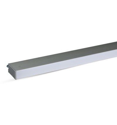 120cm 40W LED lijnverlichting met Samsung chip - Silver, 6400K, 120°, incl. ophangkabel