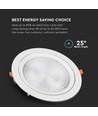 V-TAC LED Inbouwspot 10W - Samsung chip, 6400K