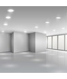 20W Ø17cm LED inbouwpanel - Samsung Chip, Gat: Ø14,5 cm, 6400K, witte rand