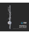 12W wandlamp, RA90, wit - 65cm, IP65, 1400lm, incl. lichtbron