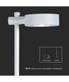 7W paaltje LED-lamp - 3000K, wit, IP65