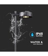 6W LED tuinlamp, zwart - IP54, 3000K, RA90, incl. lichtbron