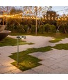 6W LED tuinlamp bolderkar, zwart, 102,5 cm - IP65, RA90, 4000K, aluminium