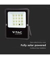 200W Solar breedstraler met sensor en afstandsbediening - 1600lm, IP65, 15000mAh batterij, buiten