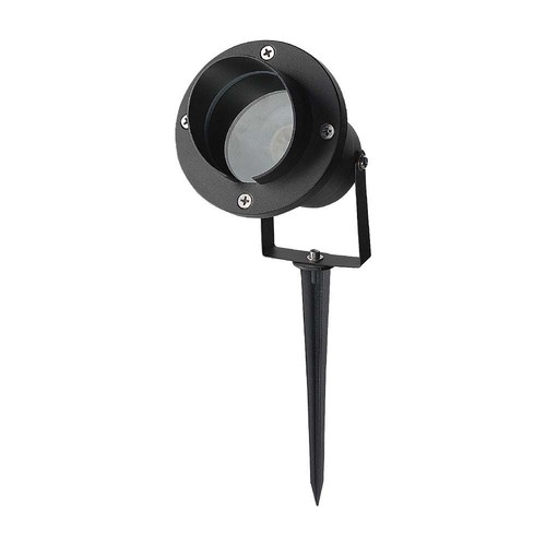 GU10 prikspot voor tuin - Zwart, aluminium, IP65, zonder lichtbron