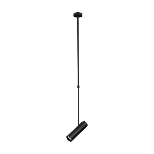 GU10 Telescopische plafondlamp - Zwart, aluminium, 83-117cm