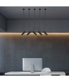 GU10 Telescopische plafondlamp - Zwart, aluminium, 83-117cm