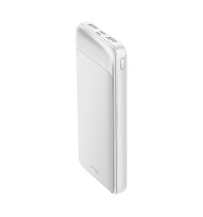 10000mAh Power Bank, 22.5W Fast Charger - Wit, Aluminium, 2x USB, 1x Type-C, Li-Pol