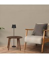 4W LED vloerlamp, oplaadbaar - Touch dimbaar, USB, IP54, zwart, in hoogte verstelbaar 50-130cm, incl. lichtbron