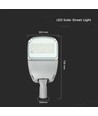 300W LED solcelle straatverlichting - Samsung chip, 4000K