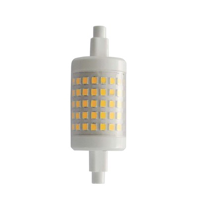 R7S 78mm / 7W LED lamp - Vervangt 50W, 700lm, kunststof, 28mm diameter