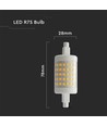 7W R7S LED Lamp - Plastic, 6500K