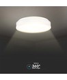 42W LED designer plafondlamp - Rond, wit, dimbaar, 4000K, 360 graden lichtbundel