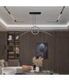 36W LED designer hanglamp - Zwart, 3200lm, 4000K, 360 graden lichtbundel