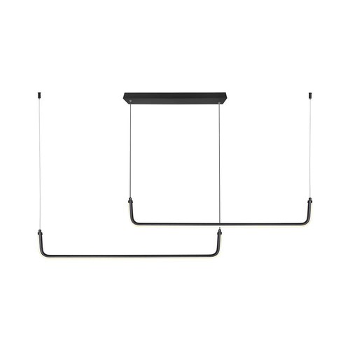 24W LED Hanglamp - Designer, 4000K, Zwart
