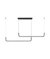 24W LED Hanglamp - Designer, 4000K, Zwart