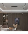 24W LED Hanglamp - Designer, 4000K, Zwart