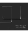 24W LED Hanglamp - Designer, 4000K, Zwart