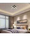 24W designer LED plafondlamp - Zwart, 3000K, Ø45cm, modern design, incl. lichtbron