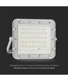 40W LED breedstraler op zonne-energie - IP65, 6400K, incl. zonnepaneel en afstandsbediening